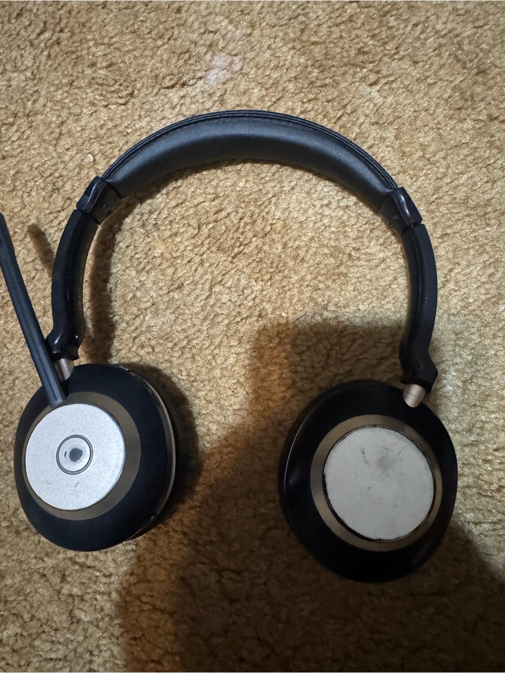 Wireless Over-Ear Headphones in Black